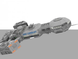 uss langleyhip 3D Model