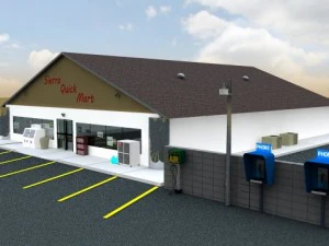 desert convienence store 3D Model