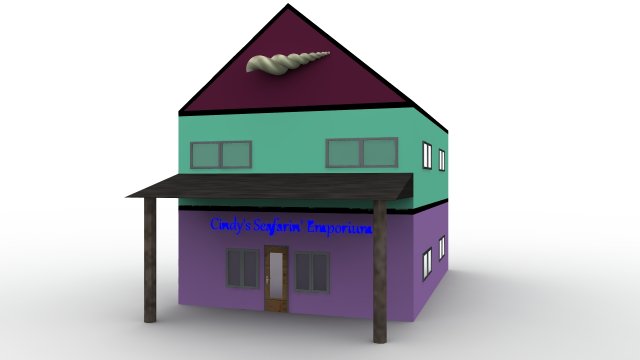 beachside emporium 3Dモデル .c4d .max .obj .3ds .fbx .stl .blend 