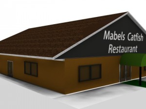 catfish restaurant Modelo 3D