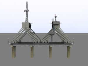 utility bridge 3Dモデル