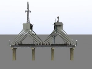 ponte utilit&aacute;ria Modelo 3D