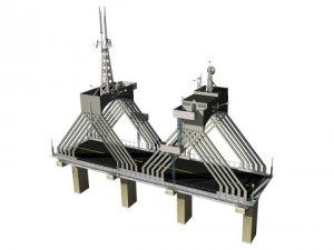 utility bridge 3Dモデル