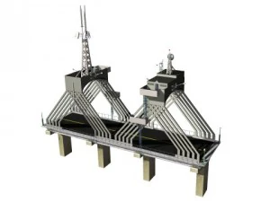 ponte utilit&aacute;ria Modelo 3D