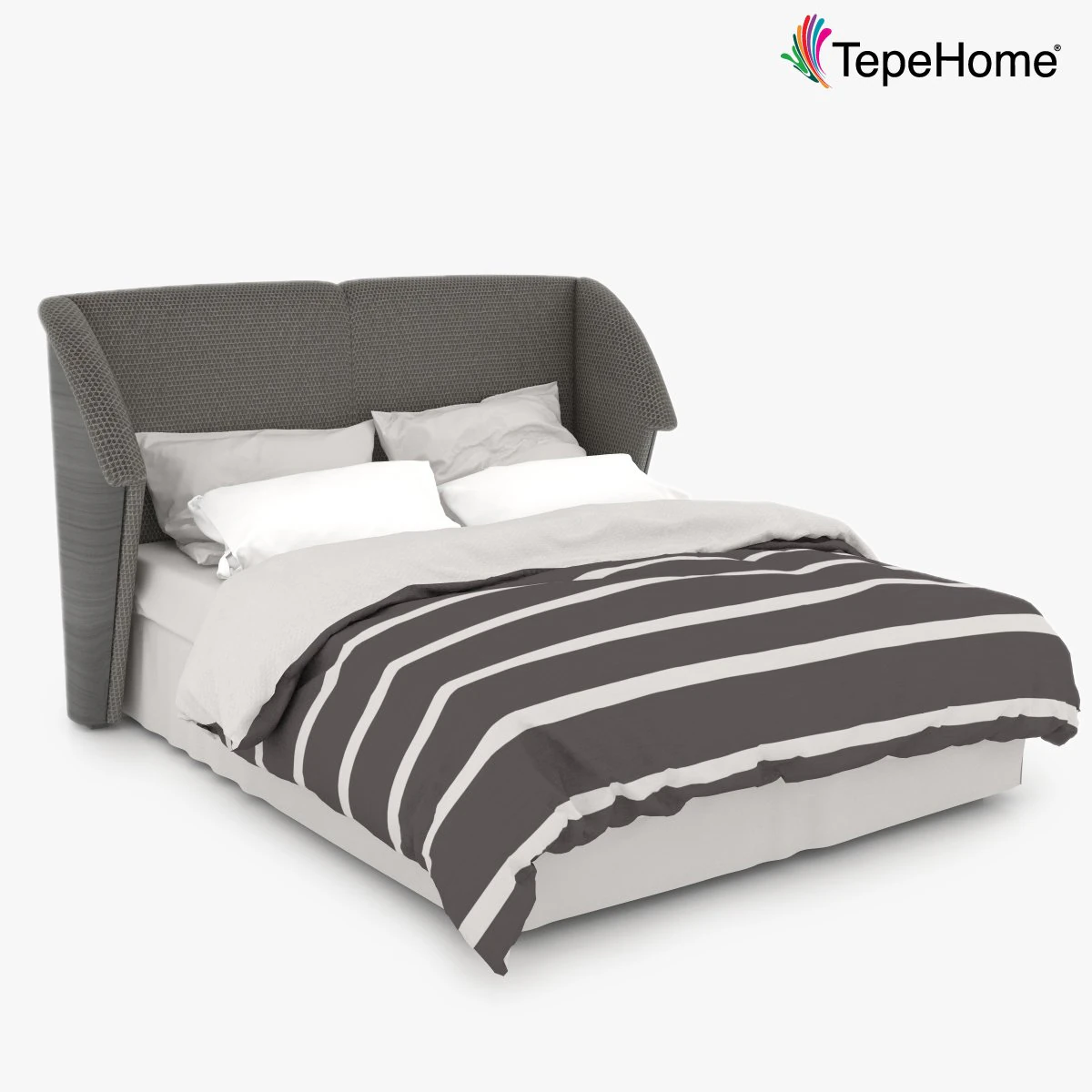 classic tepe home bed 3D Model .c4d .max .obj .3ds .fbx .stl .blend