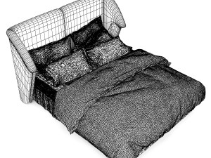 classic tepe home bed 3D Модель