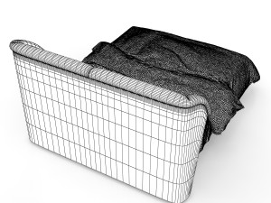 classic tepe home bed 3D Модель