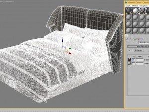 classic tepe home bed 3D Модель