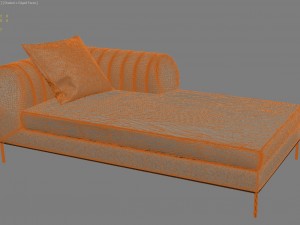 busnelli deja vu long chair 3D Model