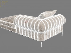 busnelli deja vu long chair 3D Model