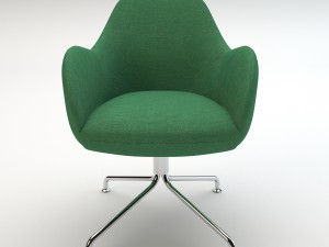 bla station wilmer chair set Modelo 3D