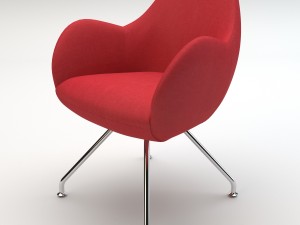 bla station wilmer chair set Modelo 3D
