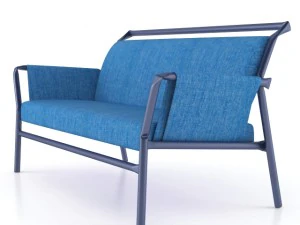 superkink sofa bla station 3D Model