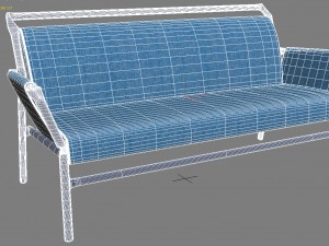 superkink sofa bla station 3D Model