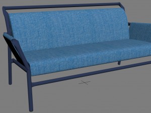 superkink sofa bla station 3D Model
