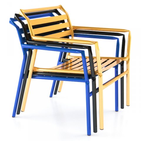 straw armchair lounge 3D Model .c4d .max .obj .3ds .fbx .stl .blend