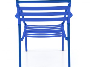 straw armchair lounge 3D Model