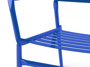 straw armchair lounge 3D Model