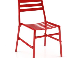 nowoczesne krzesło metalowe słomkowe o35 Model 3D