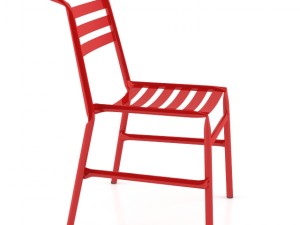 straw o35 modern metal chair Model 3D