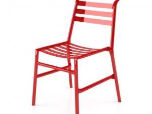 straw o35 modern metal chair Model 3D