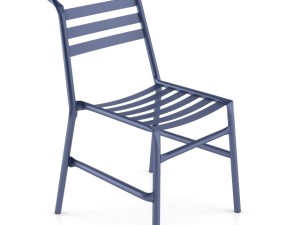 straw o35 modern metal chair Model 3D