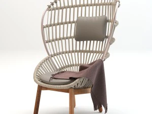 kettal cala armchair 3D Model
