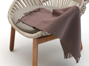 kettal cala armchair Modelo 3D