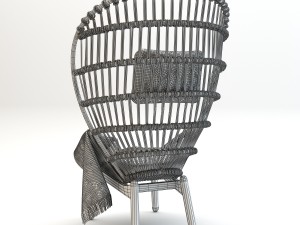kettal cala armchair Modelo 3D