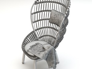 kettal cala armchair Modelo 3D