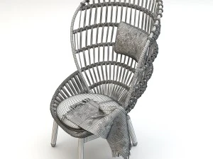 kettal cala armchair 3D Model