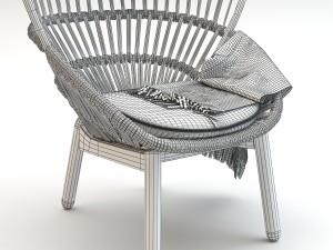 kettal cala armchair Modelo 3D