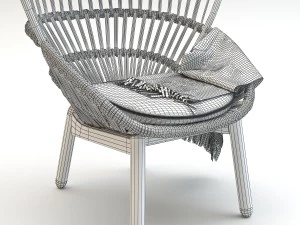 kettal cala armchair 3D Model