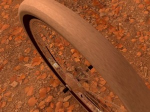 hd  1950 american  bike wheel 3D Модель