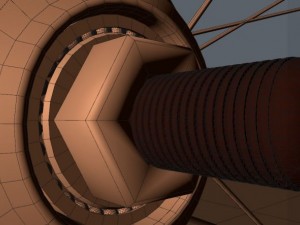 hd  1950 american  bike wheel 3D Модель
