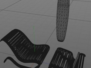 lounge area v 15 modern furniture 3D Модель