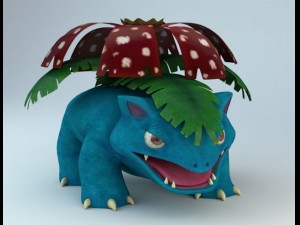 venasaur pokemon Modèle 3D