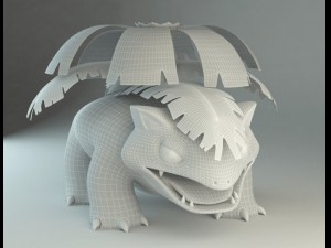 venasaur pokemon Model 3D