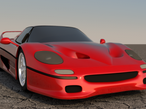 ferrari f50 3D मॉडल
