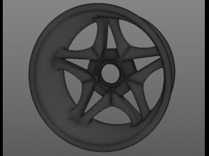 ferrari f50 original wheel disk 3D मॉडल