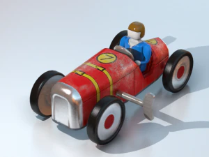 metal oyuncak araba 3D Model