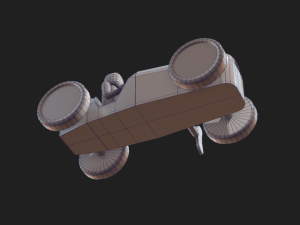 metal toy car Modelo 3D