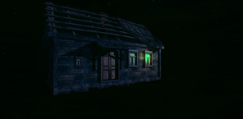 abandoned farmhouse 3D Model .c4d .max .obj .3ds .fbx .stl .blend