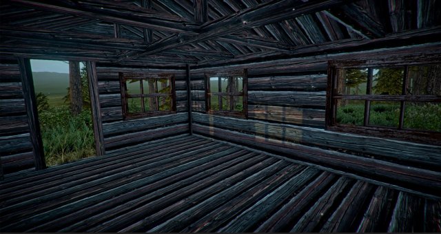 forest cabin 3D Model .c4d .max .obj .3ds .fbx .stl .blend 