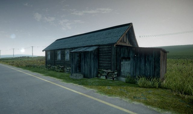 house village Modelo 3D .c4d .max .obj .3ds .fbx .stl .blend 
