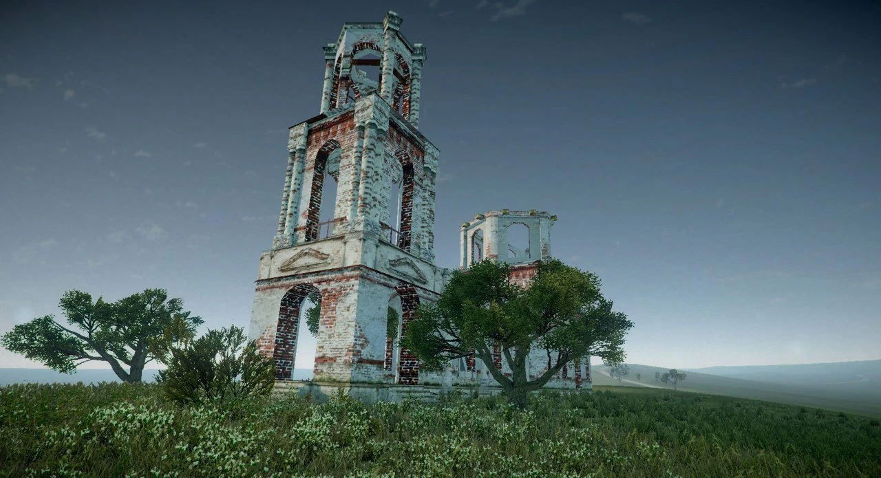 old church 3D Model .c4d .max .obj .3ds .fbx .stl .blend 
