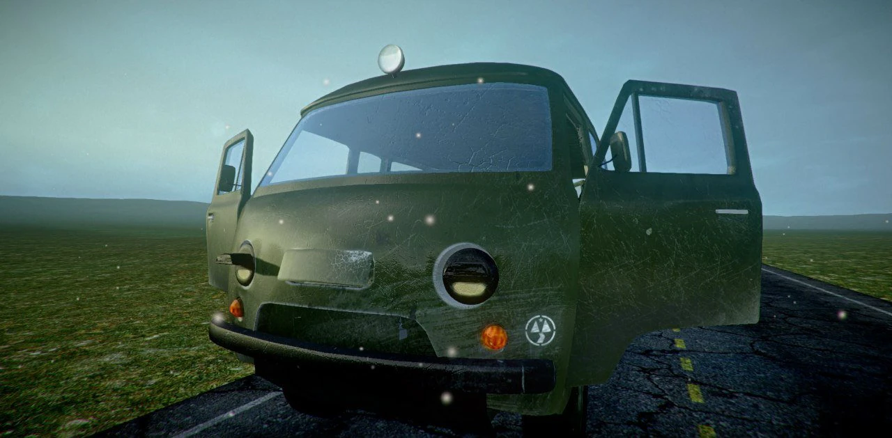 old military car 3D Model .c4d .max .obj .3ds .fbx .stl .blend