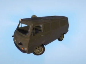 old military car 3D Model