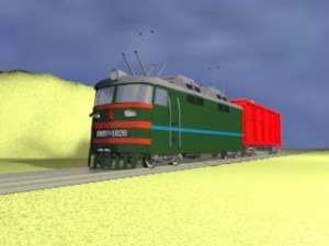 russian train 3D Модель