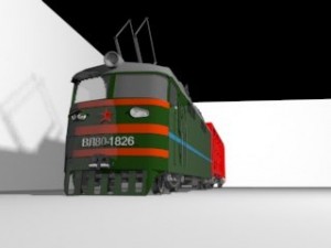 russian train 3D Model